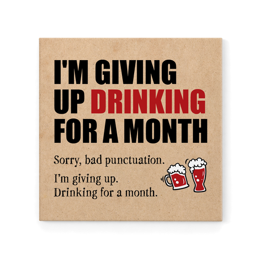 DMG015 - I'm Giving Up Drinking - Defamations Magnet