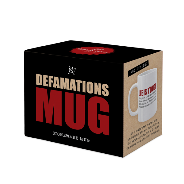 DMU004 - Life is tough - Defamations Mug