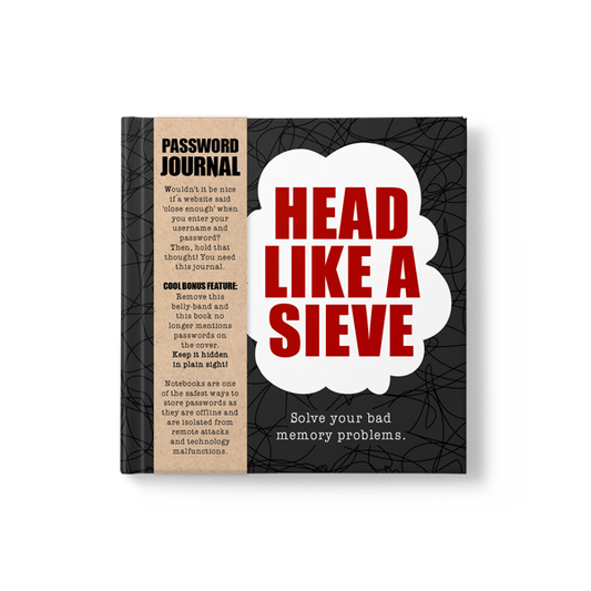 DPW001 - Head like a sieve - Password Journal