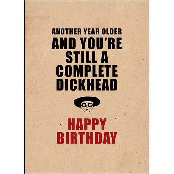 X59 - Another year older rude birthday card